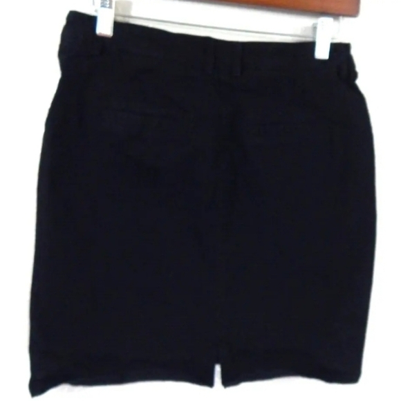 Modcloth Black Stretch Twill Pencil Skirt - Picture 3 of 3